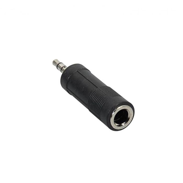 6,3mm stereo jack female uz 3,5mm stereo jack pārveidotājs - adapteris AT-120
