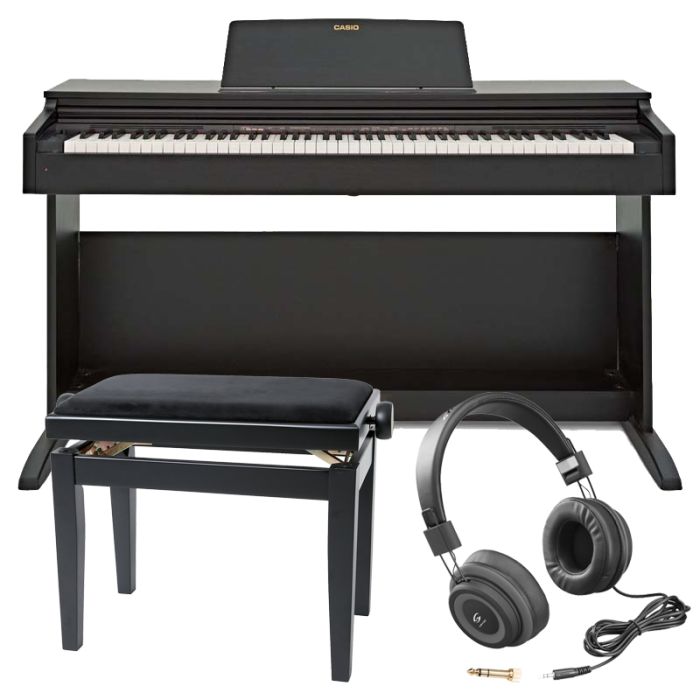 Melnas digitālās klavieres komplekts