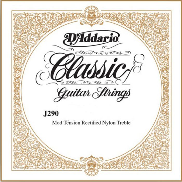 E-6 (sestā) stīga Daddario J2906 klasiskajai ģitārai