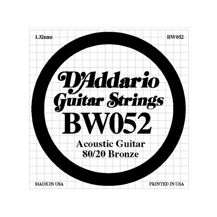052 D'Addario BW052 ģitāras stīga