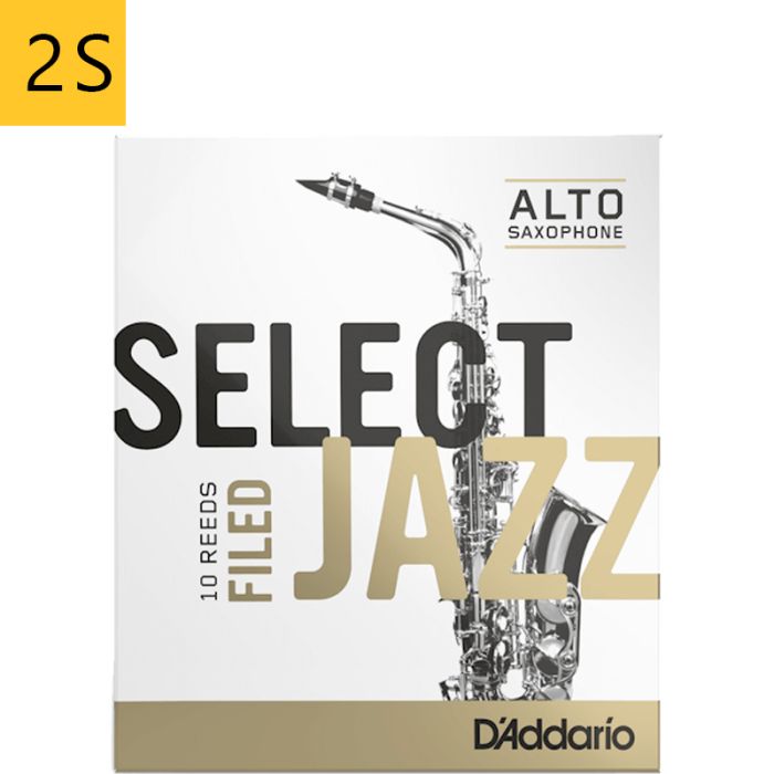 
RSF10ASX2S 2 Soft D'addario Select Jazz Filed alta saksofona mēlīte