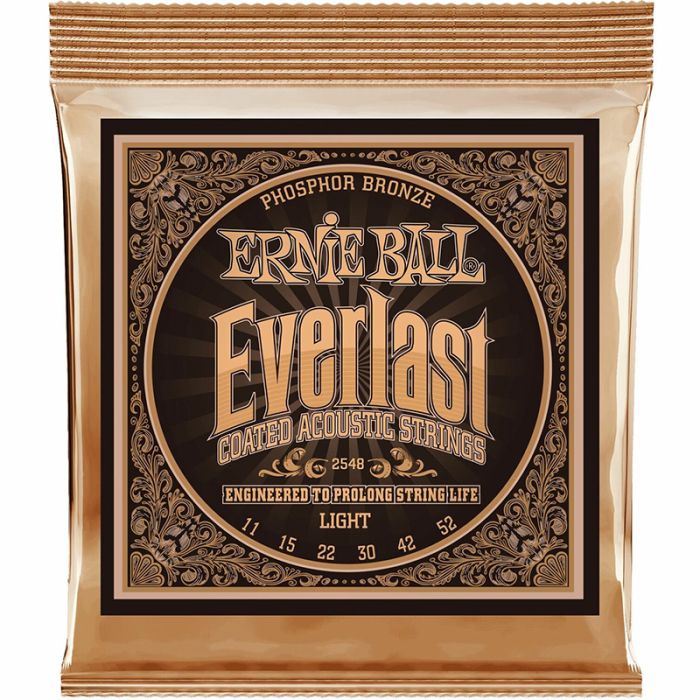 Akustiskās ģitāras stīgas Ernie Ball Everlast 2548 (11-52)