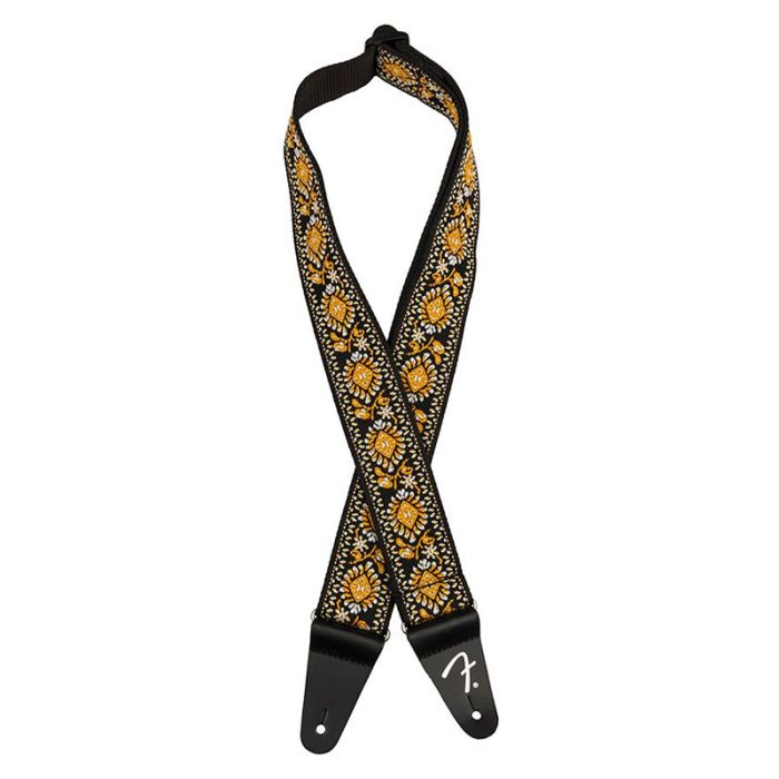 Ģitāras siksna Fender Pasadena Yellow Lotus