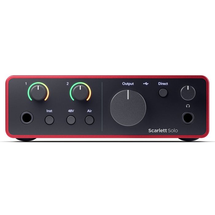 Focusrite Scarlett Solo 4th Gen no priekšas