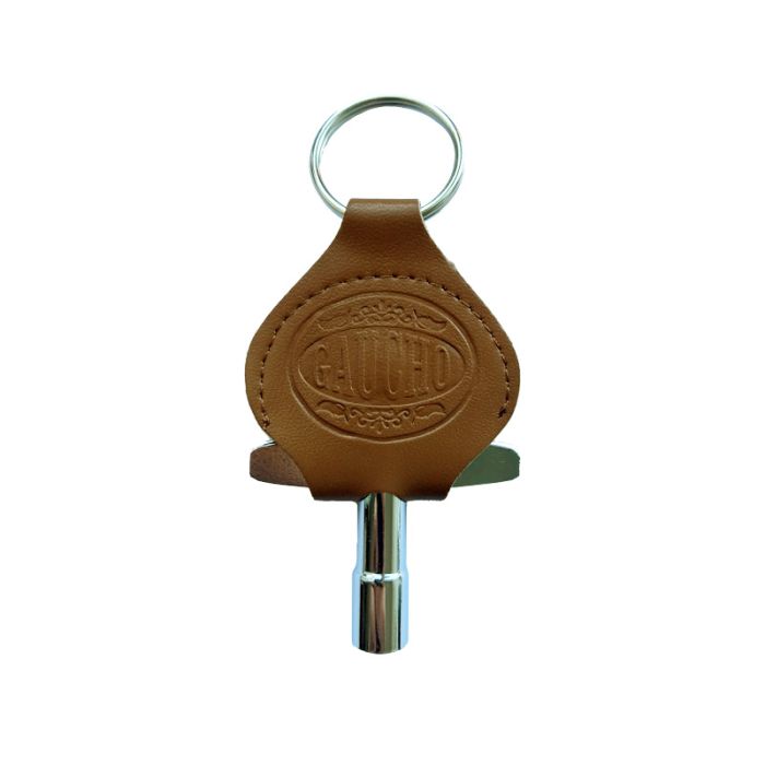 Bungu atslēga ar gaiši brūnu maciņu