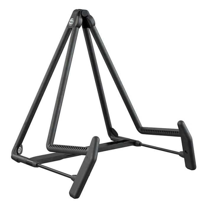 Melns ģitāras statīvs