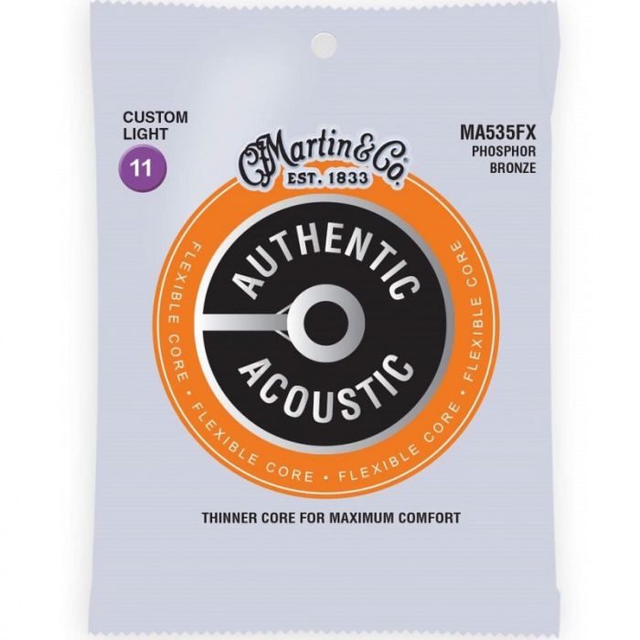 Akustiskās ģitāras stīgas Martin MA535-FX (11-52) 