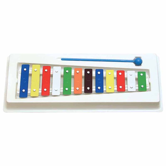 Metalofons Goldon 11003 plastmasas rāmis ar metāla taustiņiem