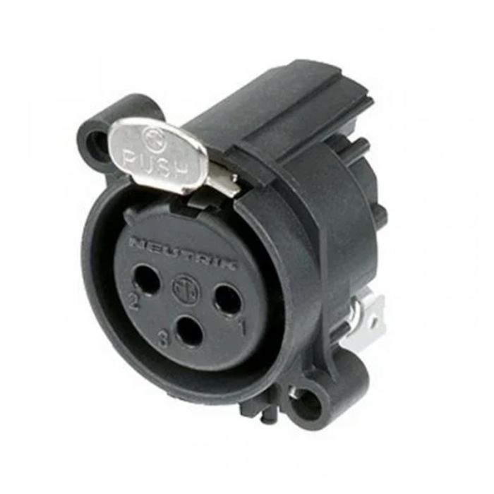 XLR 3 poli kontaktligzda Neutrik NC3MDL-BAG1