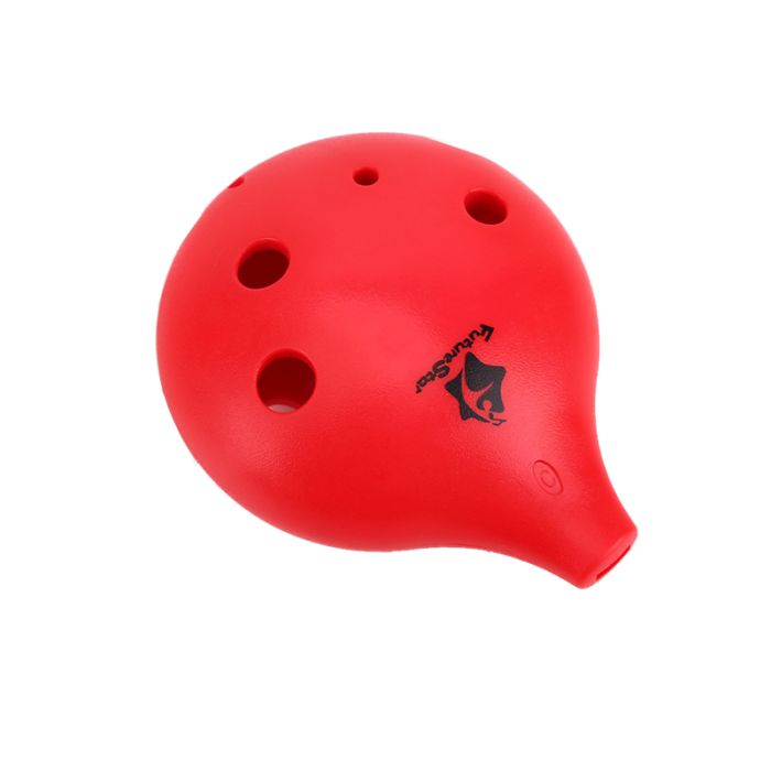 Sarkana plastmasas okarina