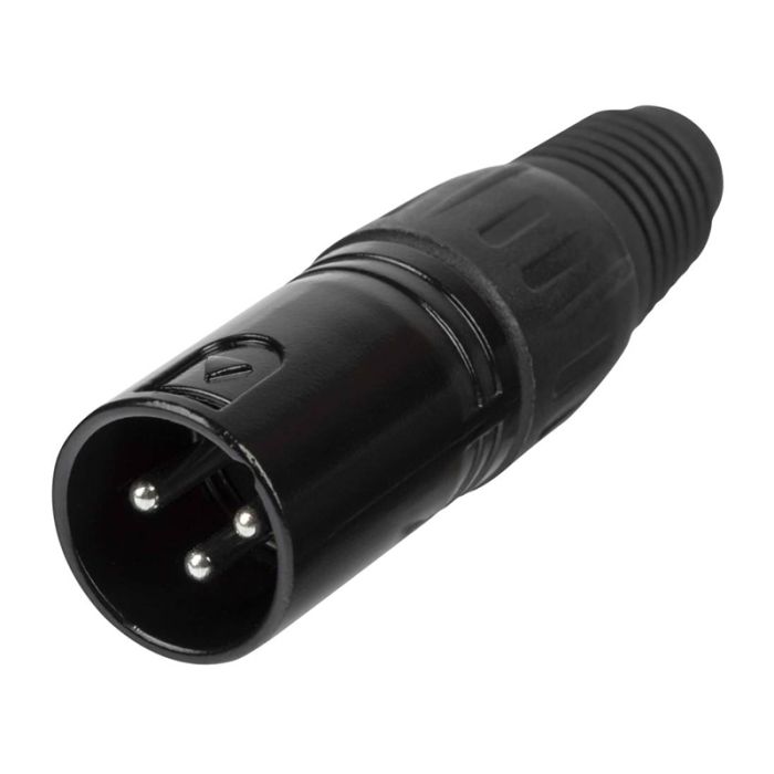 XLR Male konektors XLR3-MVBK 