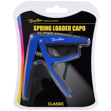 Zils kapodasters klasiskajai ģitārai Boston BC-86-BL