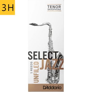 3 Hard Daddario Select Jazz Unfiled RRS05TSX3H tenora saksofona mēlīte