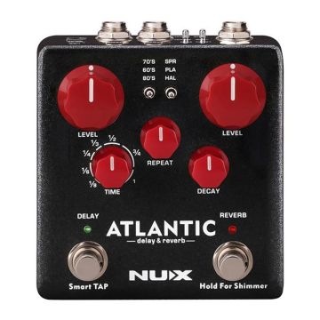 Nux Atlantic Delay and Reverb efektu pedālis NDR-5