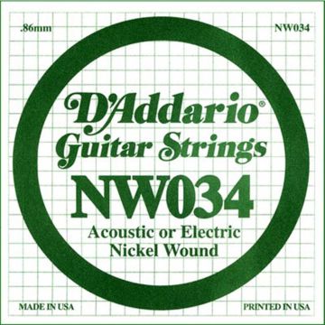 034 D'Addario NW034 ģitāras stīga